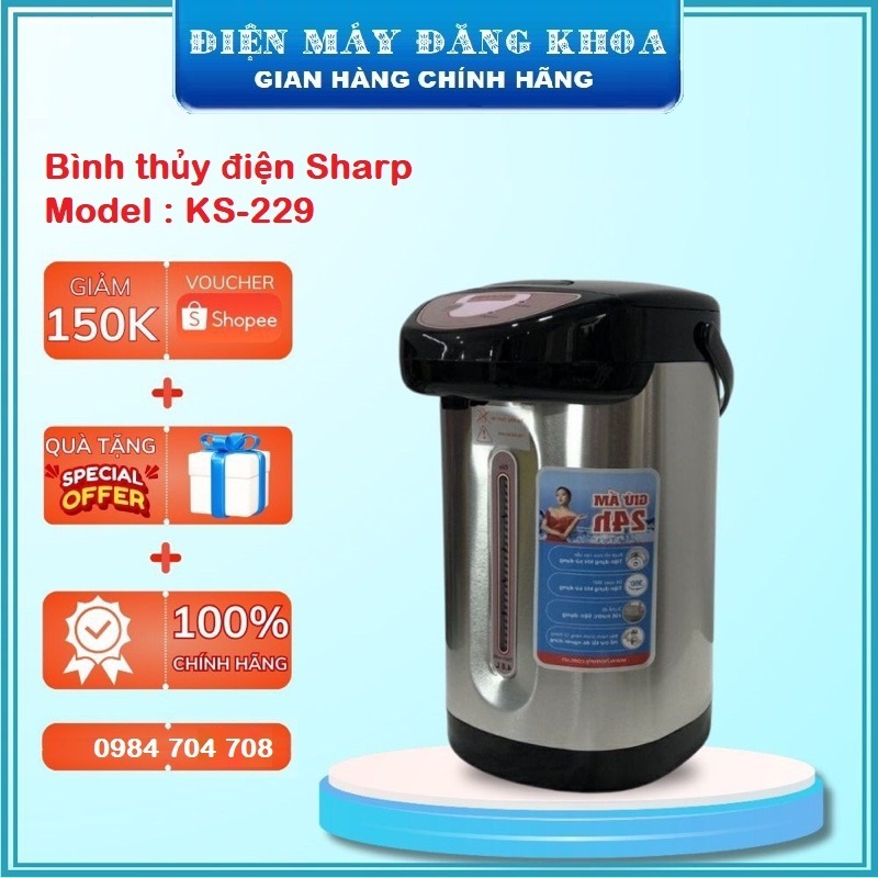 Bình thuỷ điện Sharp KS-229 4.8L