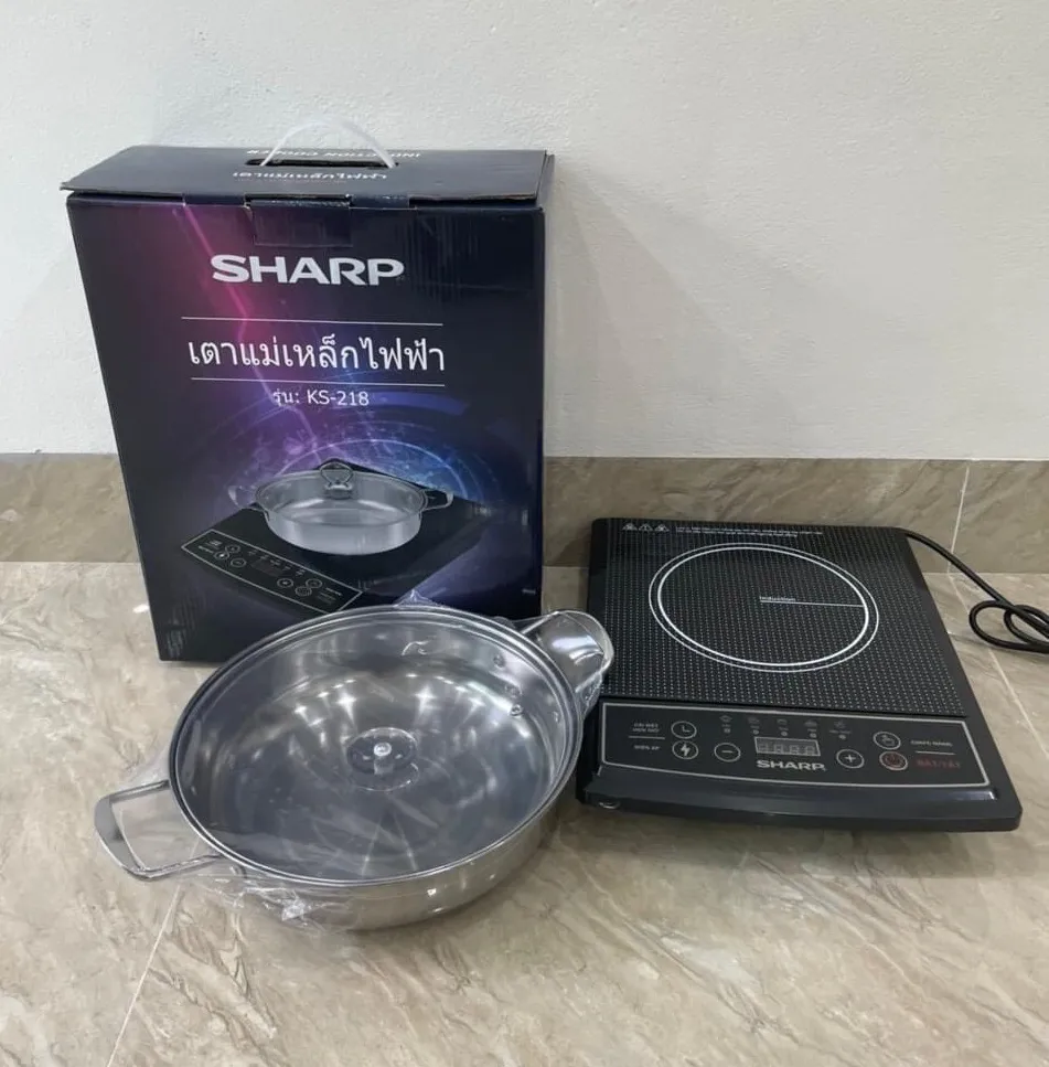 Bếp Từ đơn SHARP KS-218 tặng kèm nồi lẩu