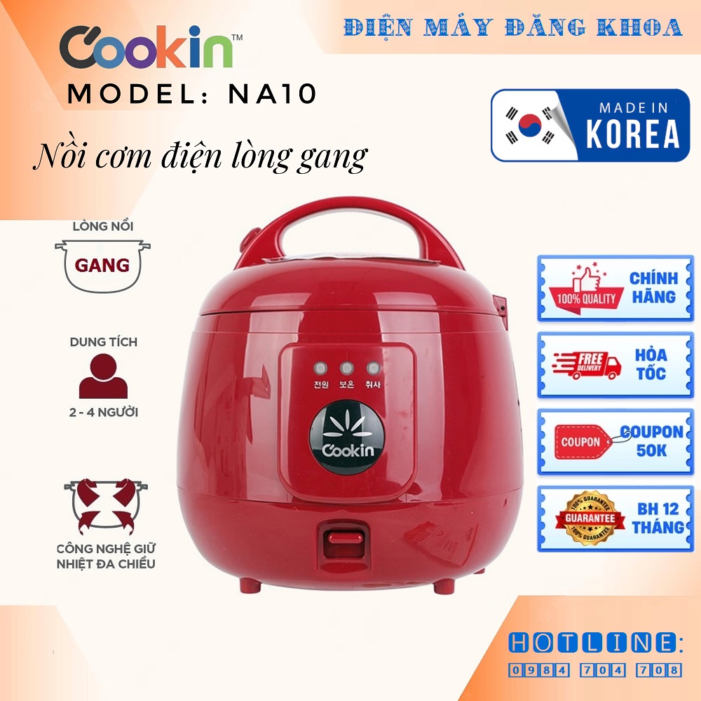 Nồi cơm điện Cookin RM-NA10 1L Korea