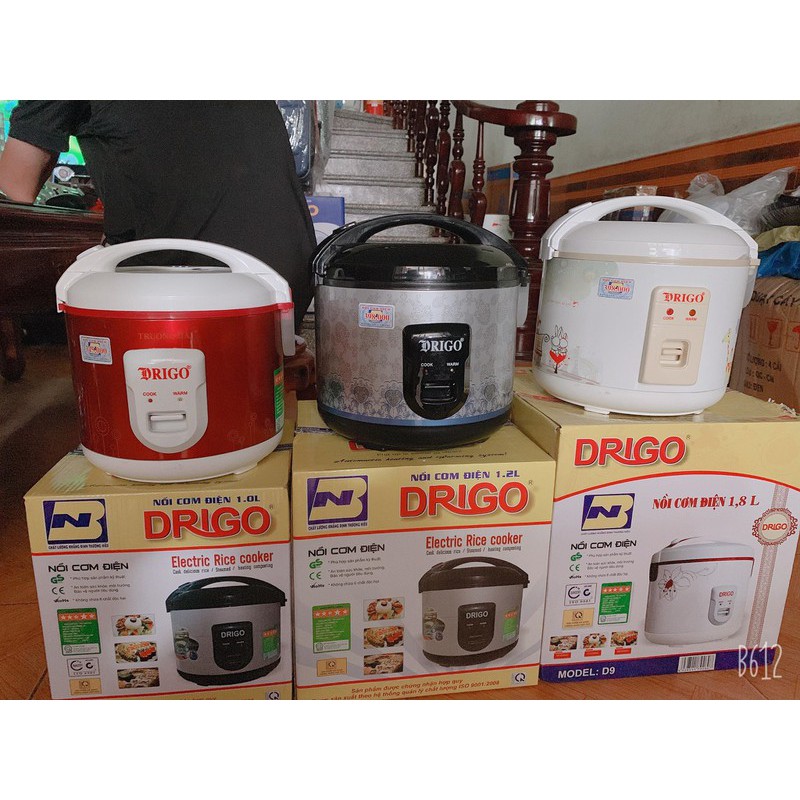 3d08590ca6bf7bbe21ab2b1d634c631b Nồi cơm điện Drigo 1.2L dành cho 3-5 người