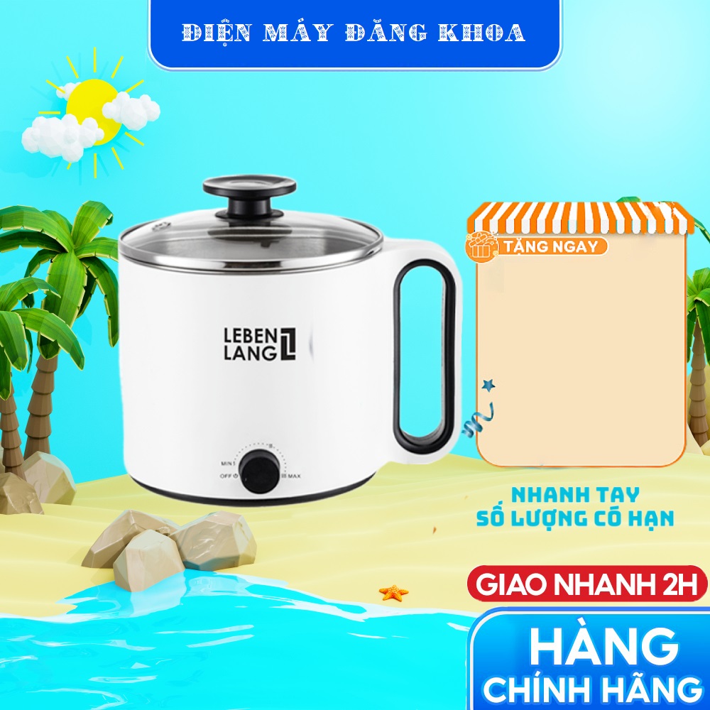 Nồi lẩu điện mini Lebenlang LBEC0808S 1500ml