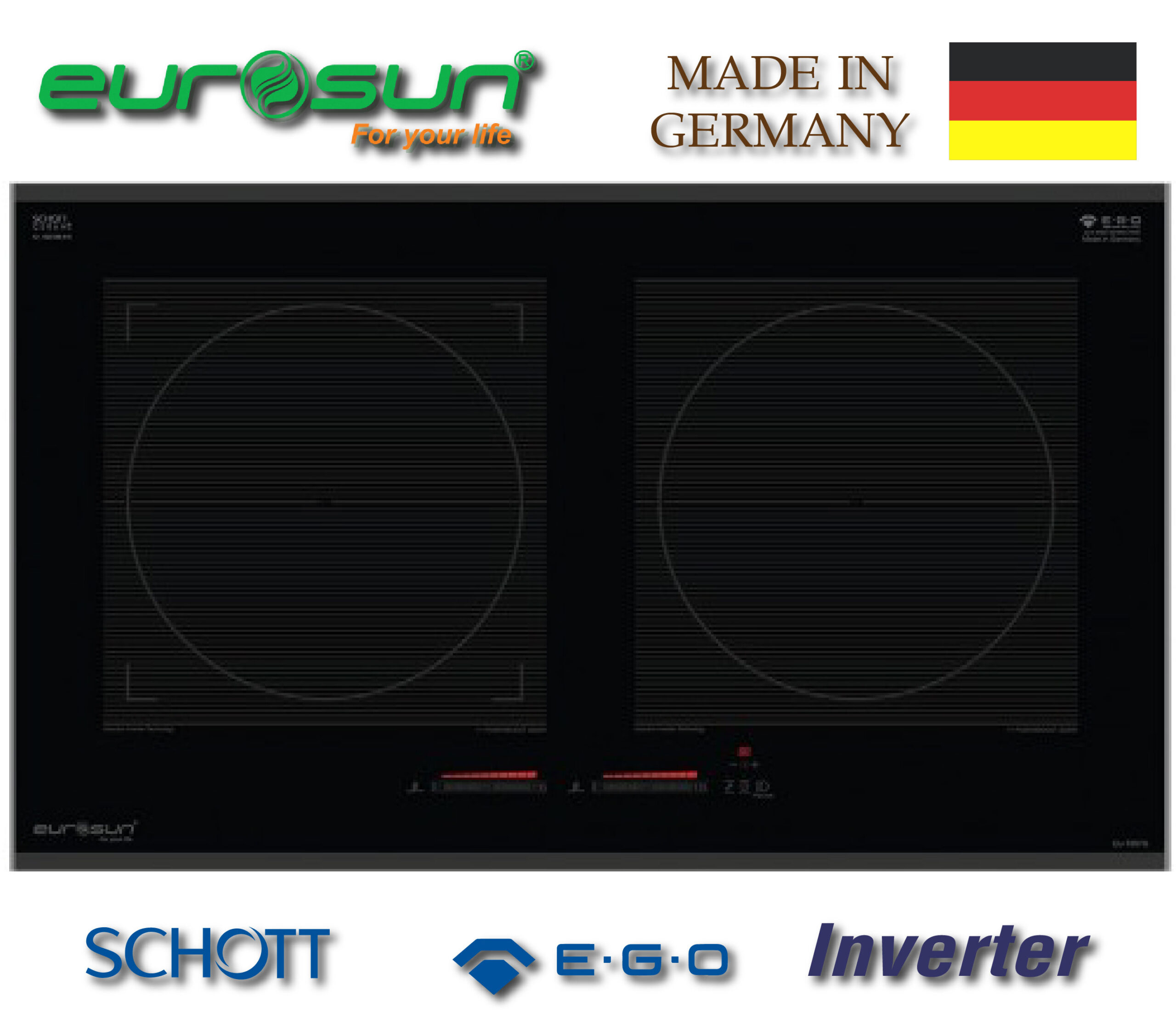 Bếp từ EUROSUN EU-T897G Germany ( tặng bộ nồi chảo )