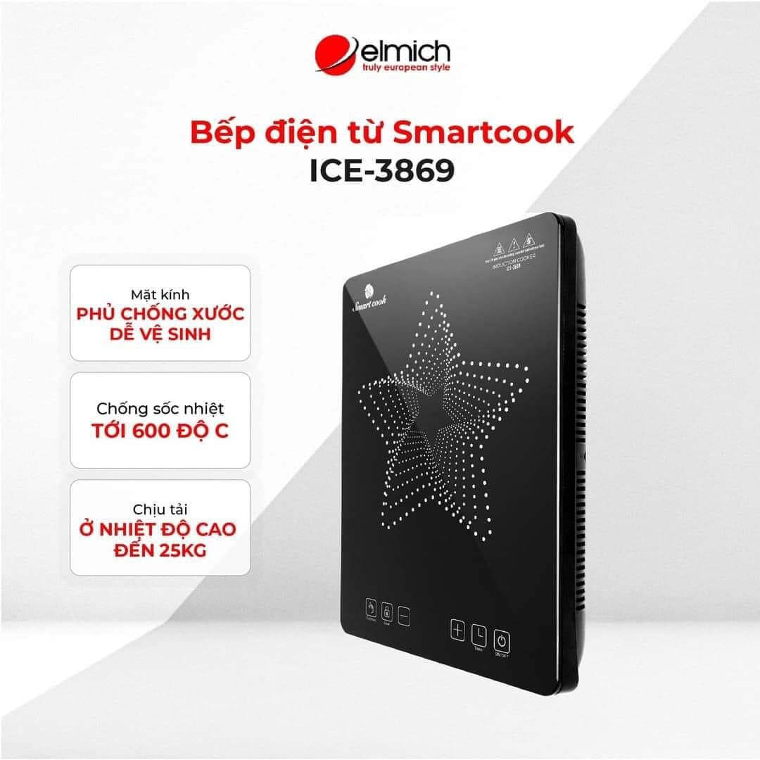 Bếp điện từ cảm ứng Elmich Smartcook ICS-3869 công suất 2100W