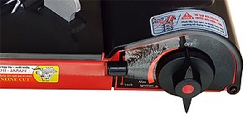 Hệ thống đáng lửa của bếp gas mini Namilux PL1911PF