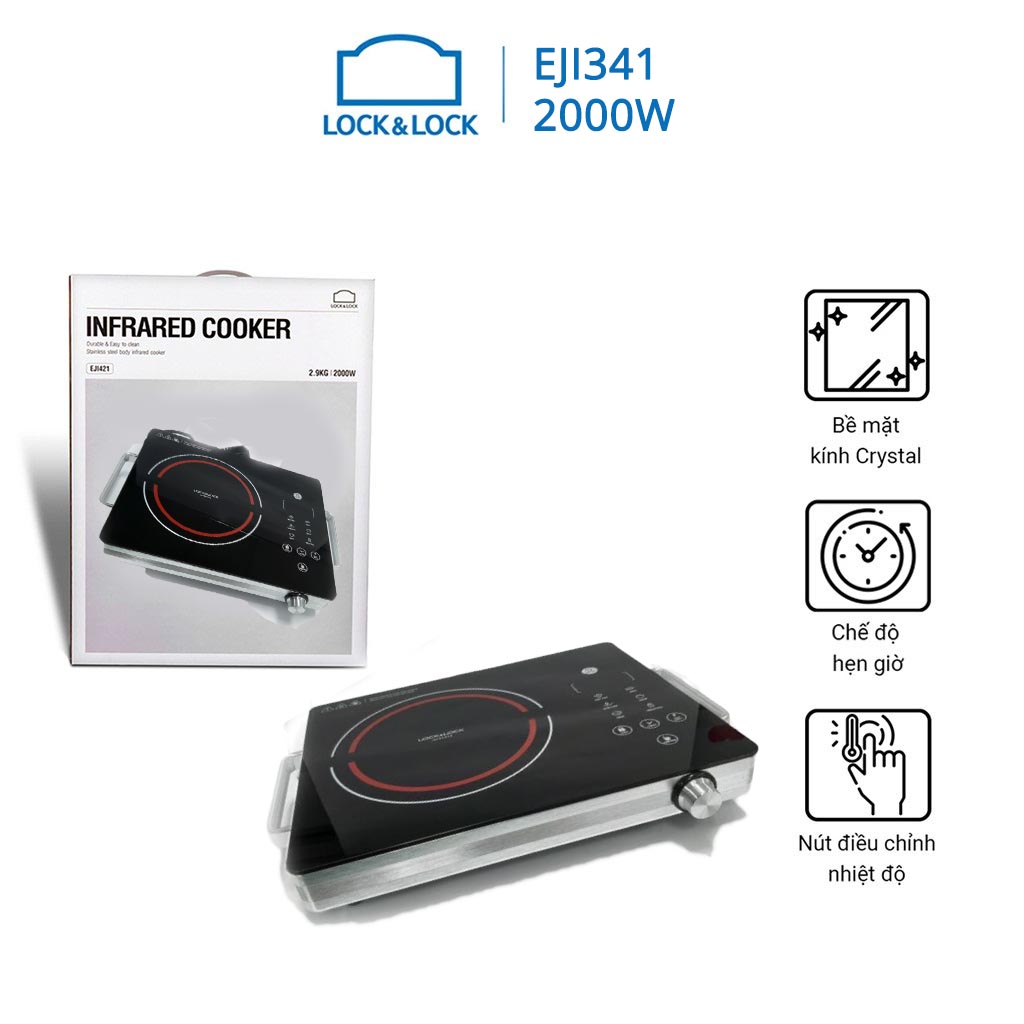 Bếp hồng ngoại Lock&Lock EJI341 công suất 2000W