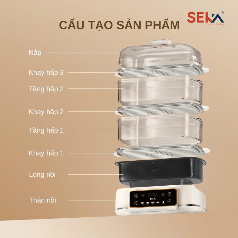 nồi hấp điện