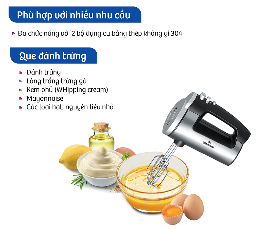 Máy Đánh Trứng Bluestone HMB-6333S