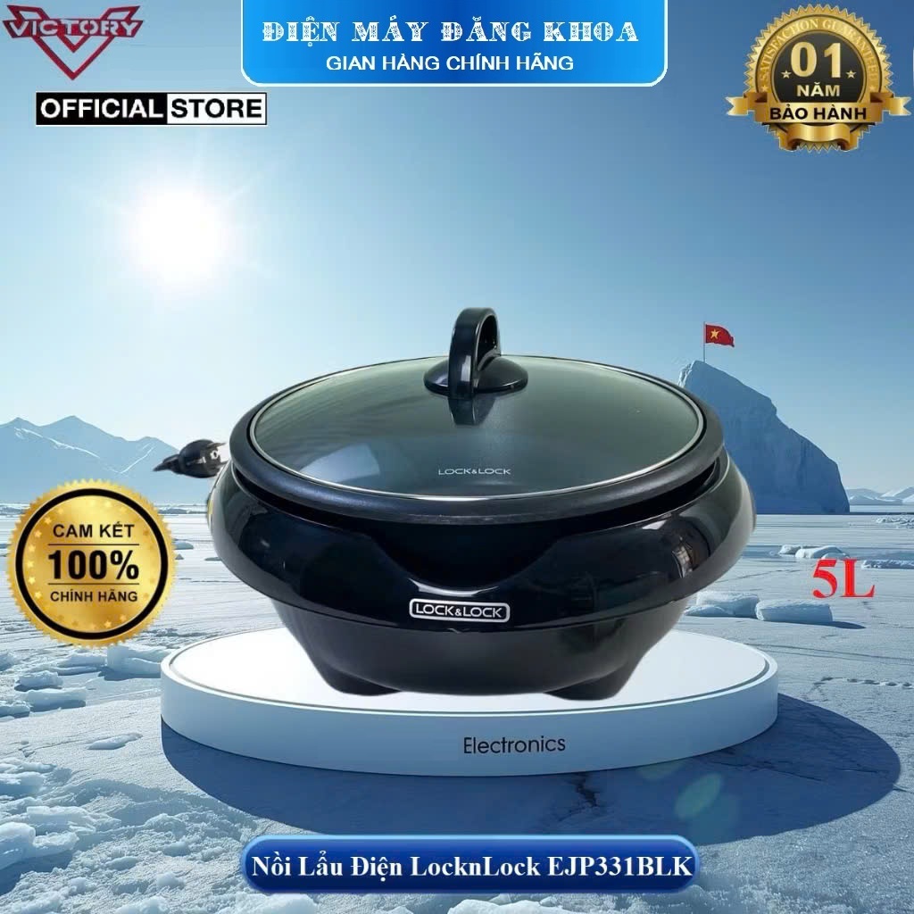 Nồi Lẩu Điện đa năng Lock&Lock EJP331BLK (5 lít)