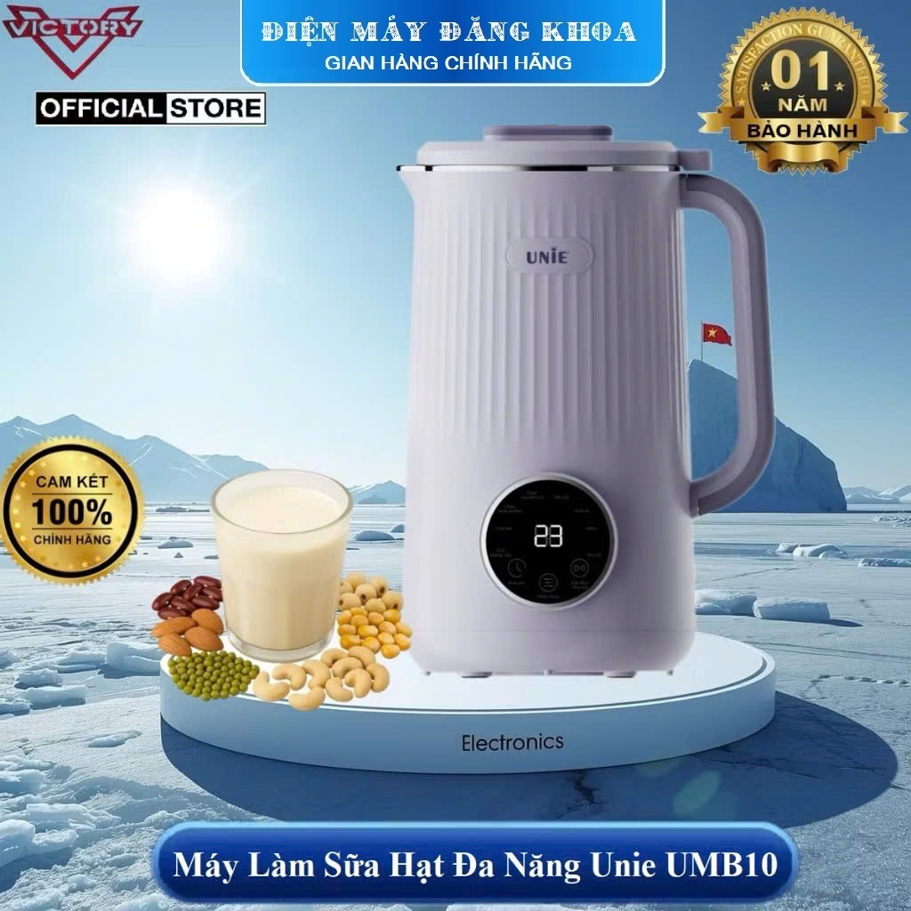 Máy làm sữa hạt UNIE UMB10 dung tích 1L