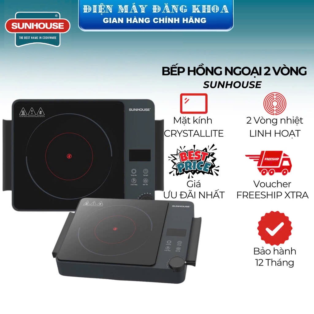 Bếp hồng ngoại Sunhouse SHD6022