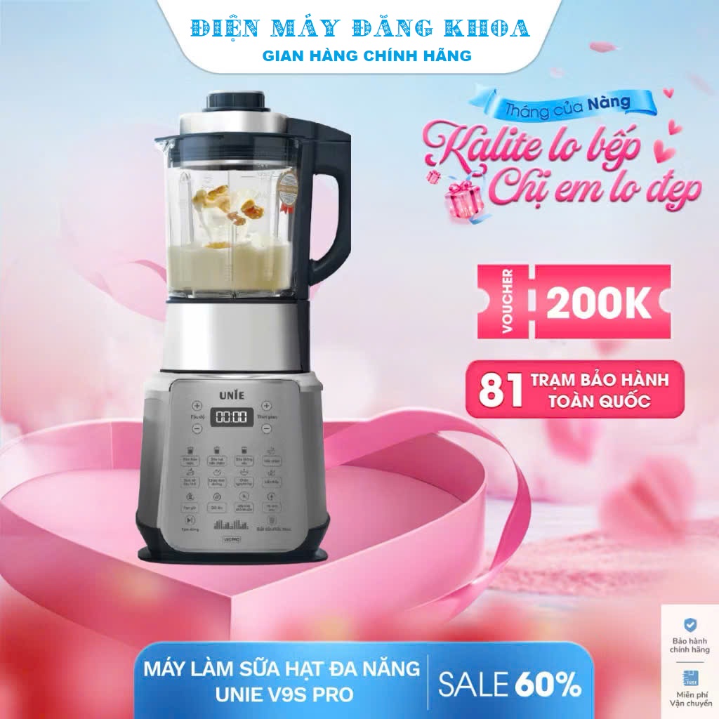 Máy làm sữa hạt Unie V9S pro