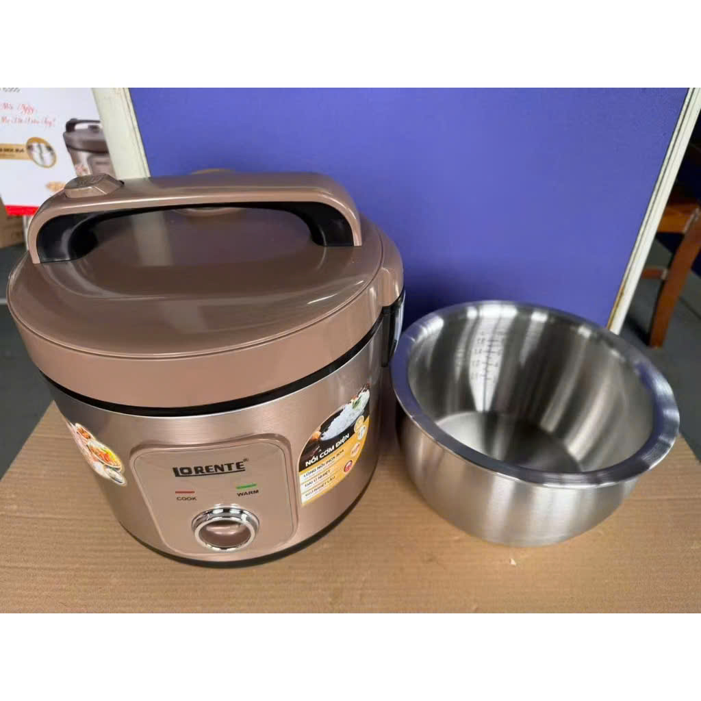 Nồi cơm điện 1,2 lít Lorente LT-8386 XOONG inox dày