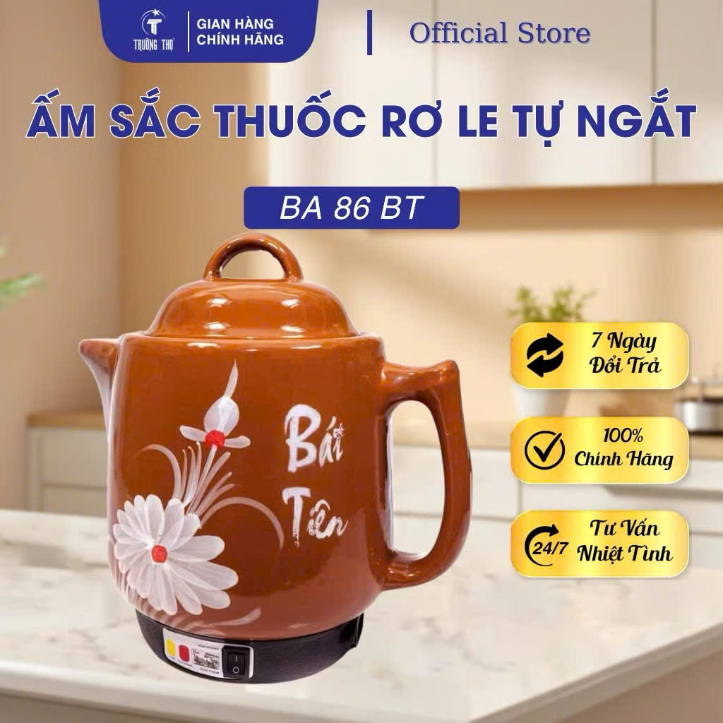 Ấm Sắc Thuốc Bát Tiên BA 2086 3,2L