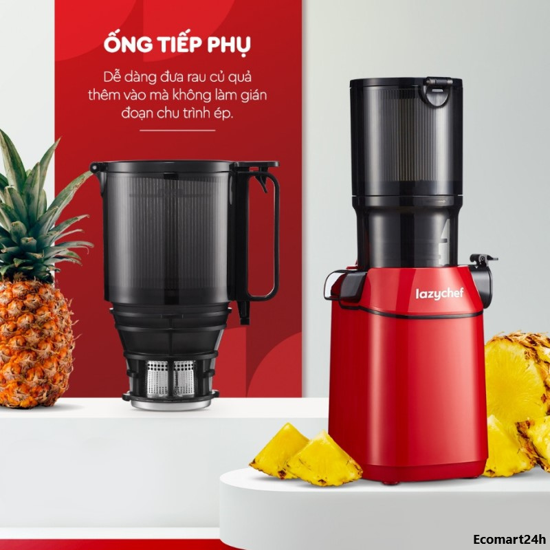 Máy ép chậm Lazychef 3S LC04ME Premium ép nguyên quả