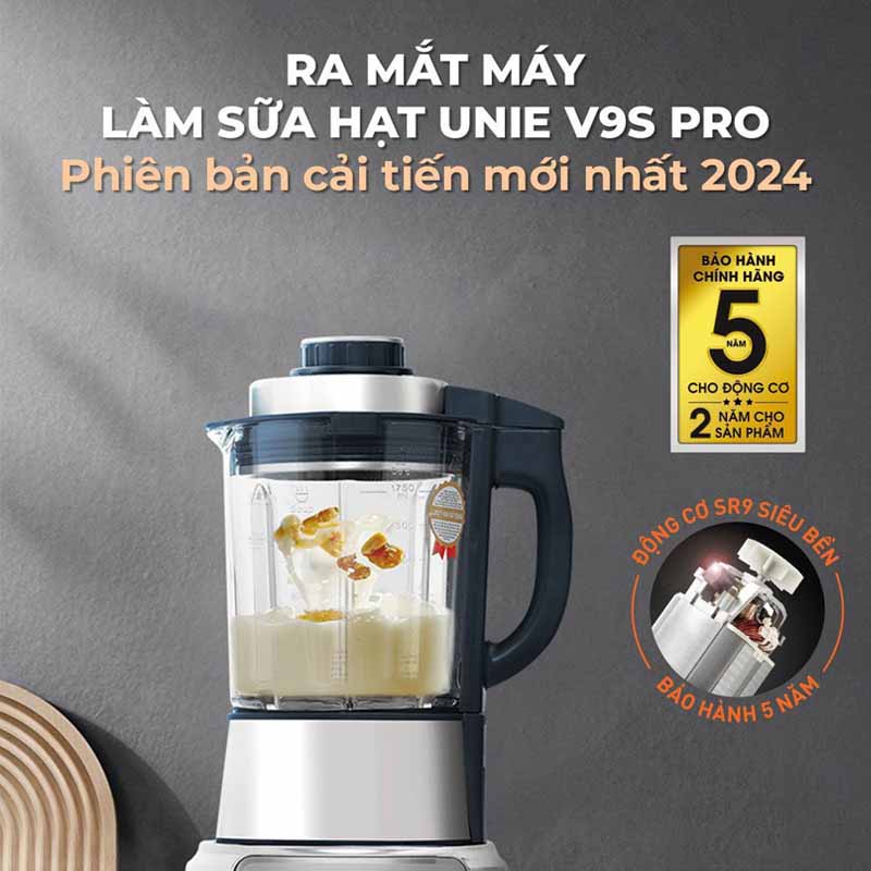 V9S Pro - Phiên bản máy làm sữa hạt mới năm 2024