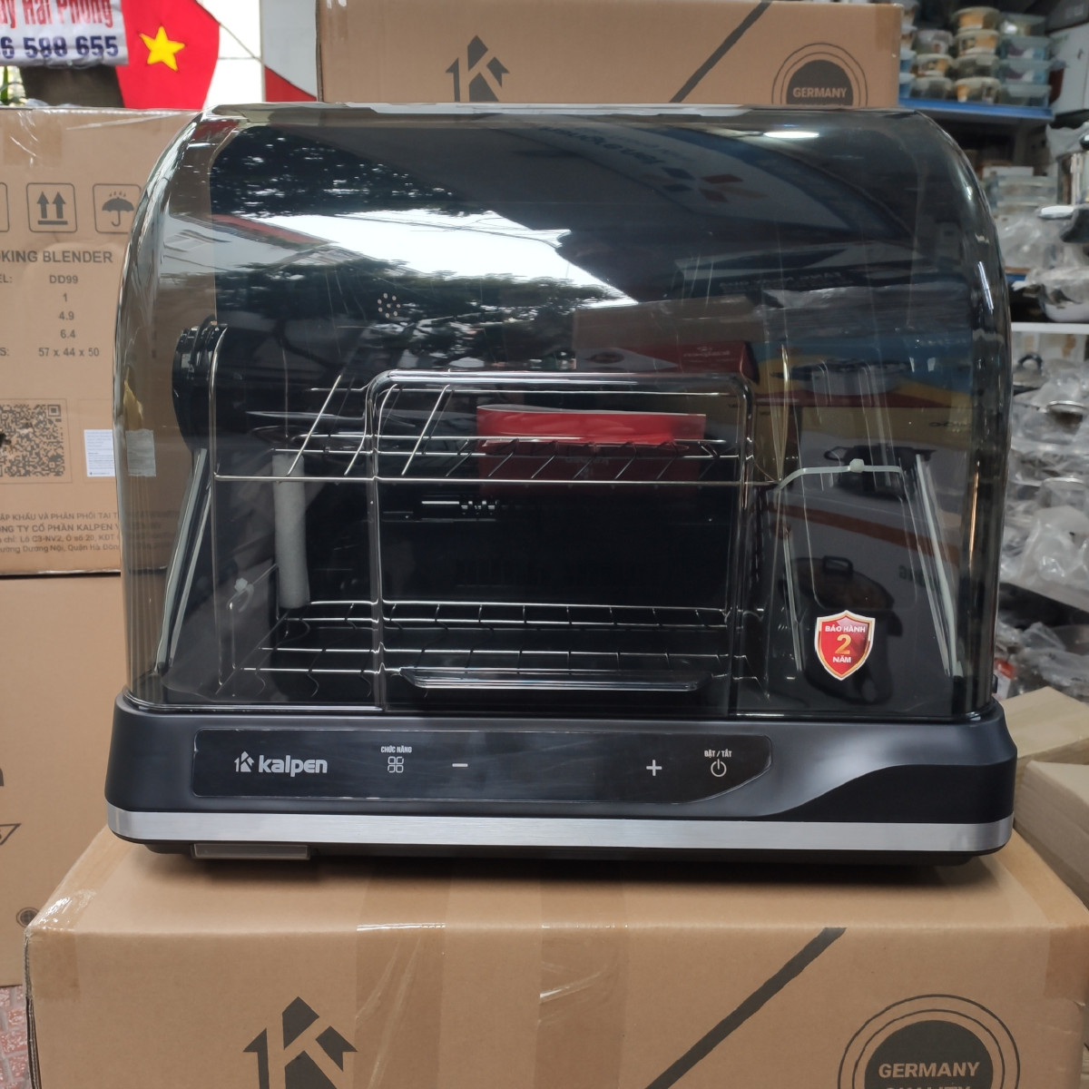 Máy sấy bát diệt khuẩn UV Kalpen DD99 dung tích 58L