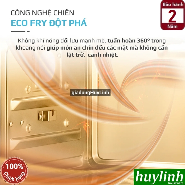 [Mới 2025] Nồi chiên không dầu - hấp hơi nước Olivo SF1600 - 16 lít - 70 menu 5