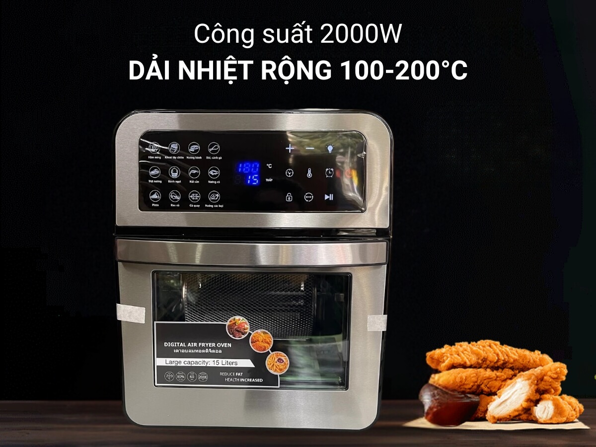 nồi chiên không dầu sharp q-15