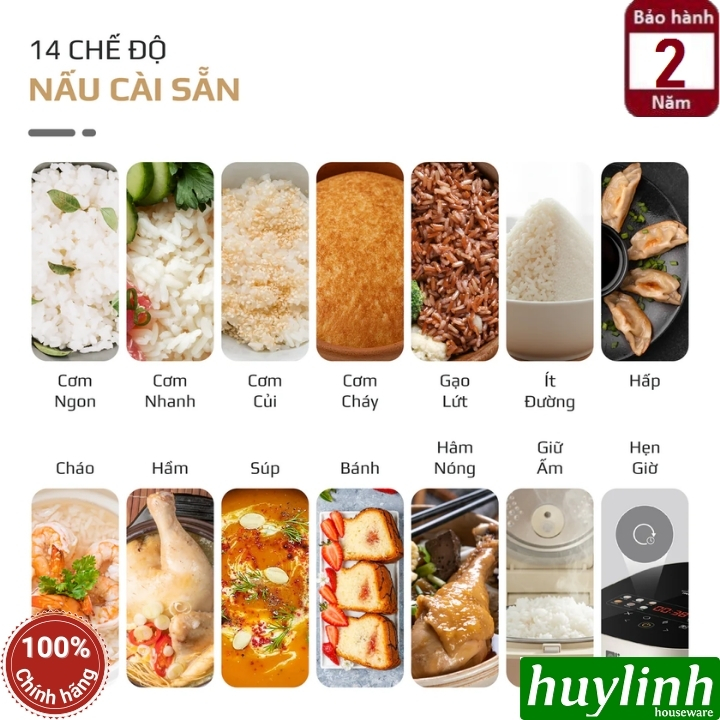 Nồi cơm điện cao tần Olivo RC-800IH 6