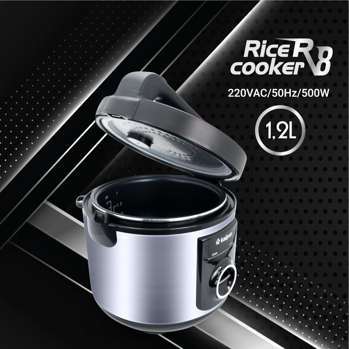 noi-com-dien-cao-cap-kalpen-r8-1-2l-1 Nồi cơm điện cao cấp Kalpen R8 dung tích 1.2L chuẩn Đức