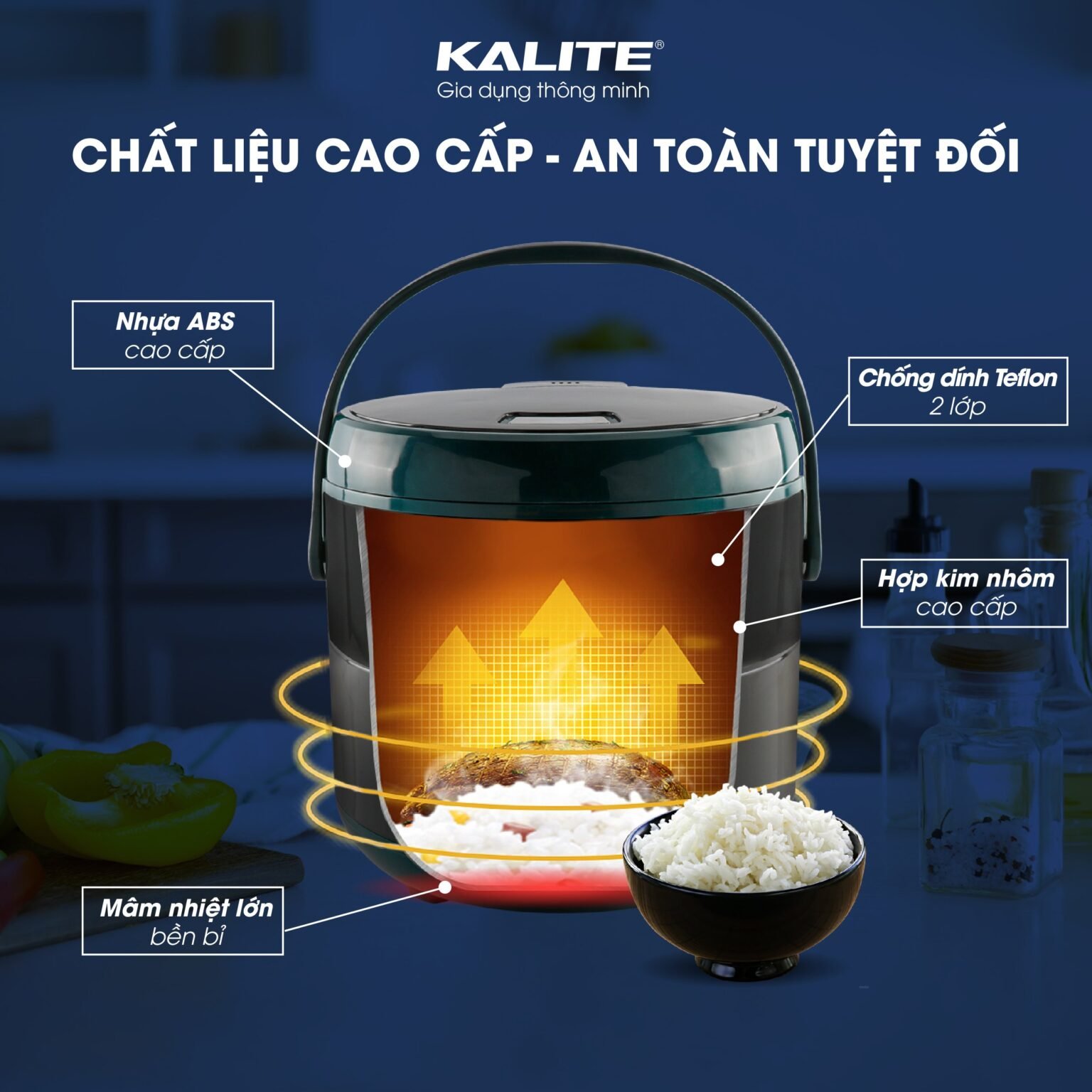 Nồi cơm điện Kalite KL 619 - hinh 04