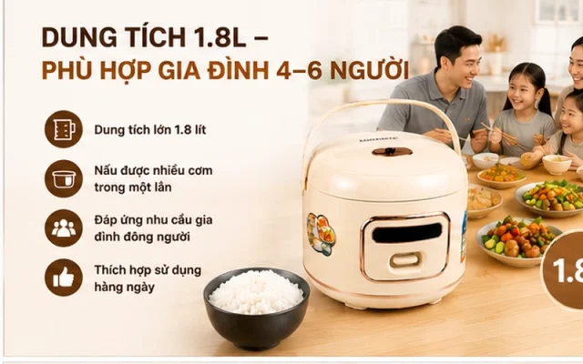 nồi cơm điện Lorente LT8389