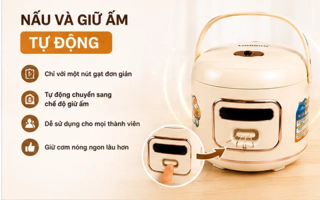 mua nồi cơm điệnLorente LT8389