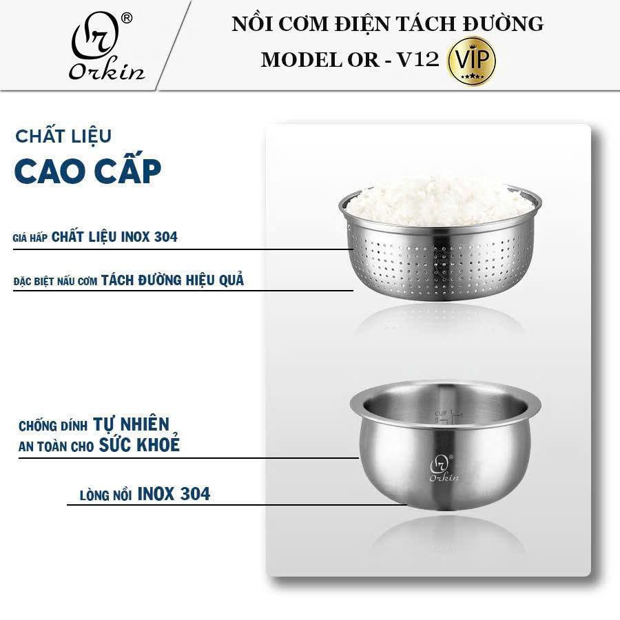 Nồi cơm điện tử tách đường Orkin Thái Lan OR-V12