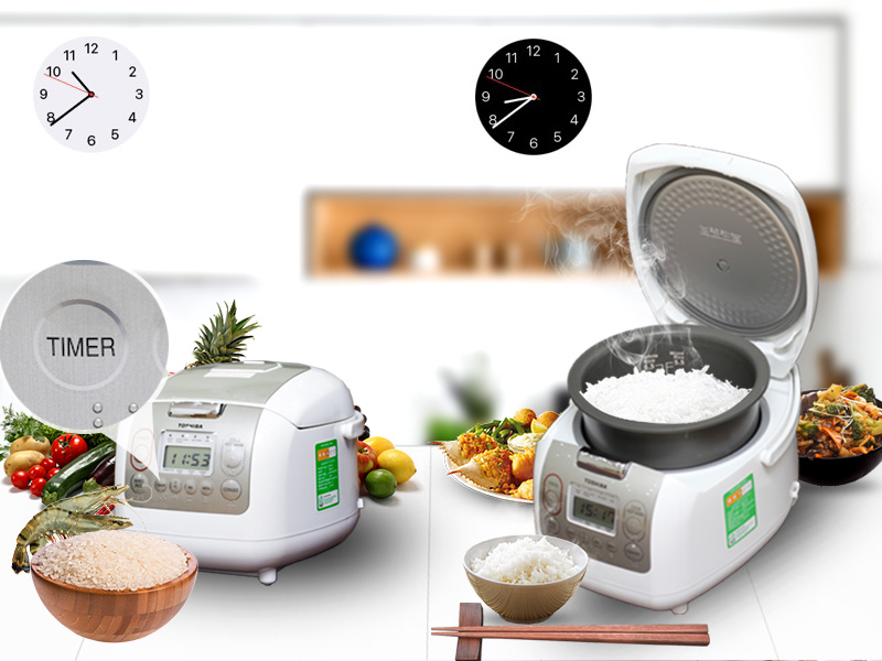 Hẹn giờ nấu tiện dụng Hẹn giờ nấu tiện dụng