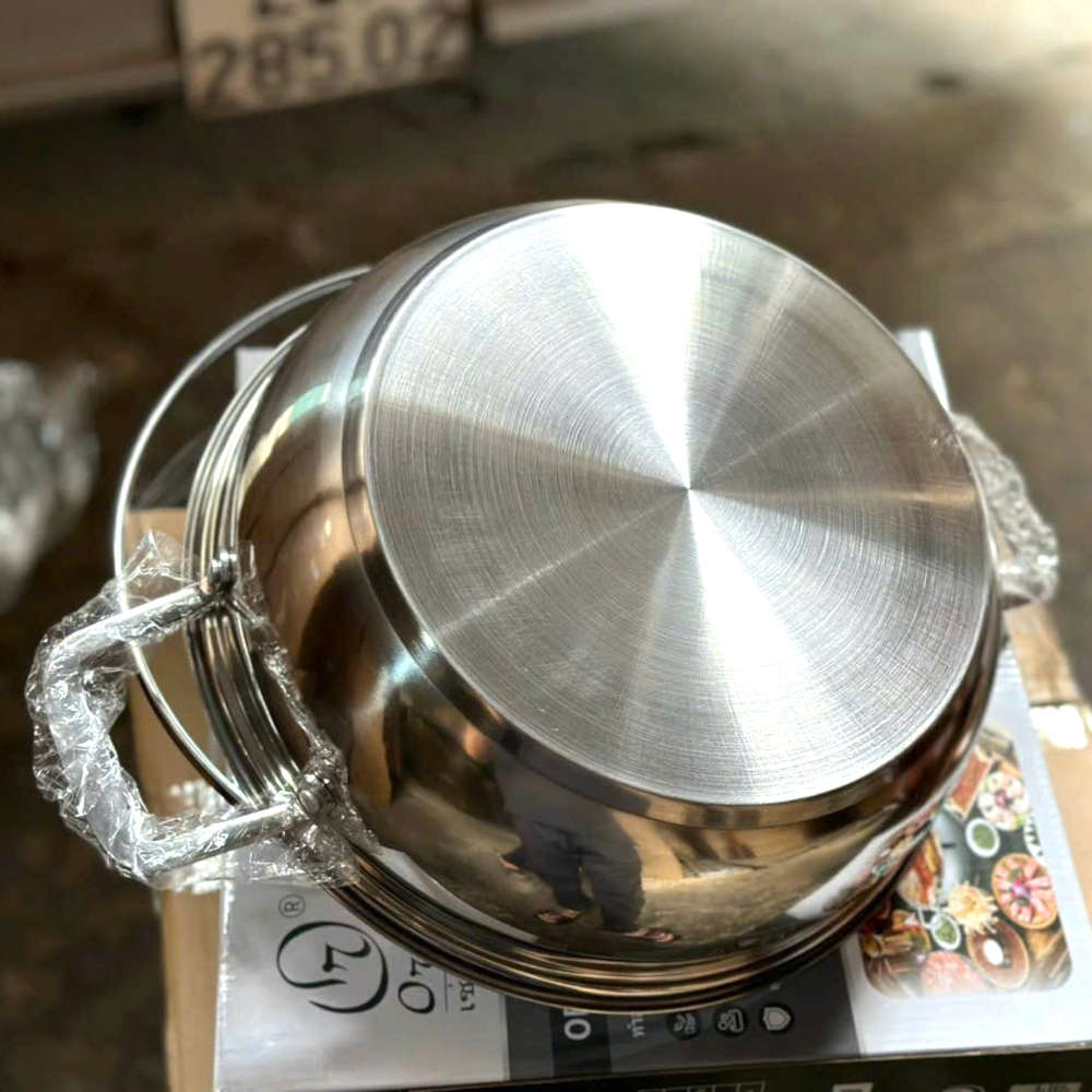Nồi lẩu Inox cao cấp 3 đáy Orkin Thái Lan size 30cm OR-HT3