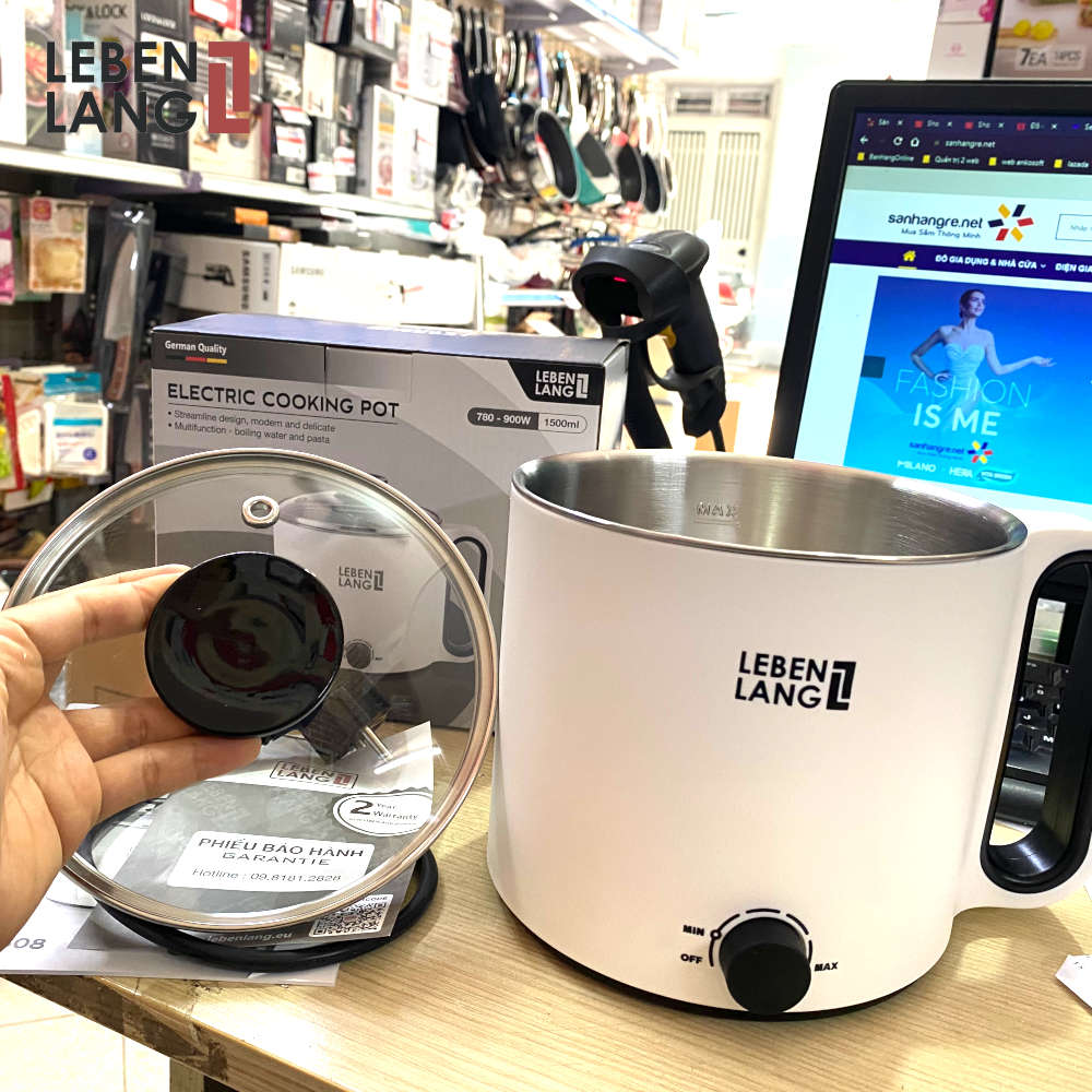 Nồi lẩu mini đa năng Lebenlang LBEC0808