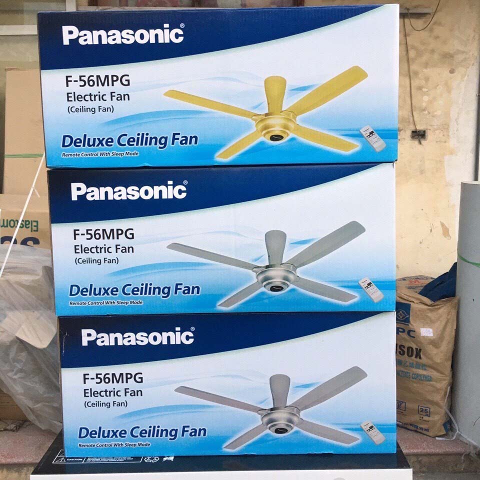 Quạt trần 4 cánh cao cấp Panasonic F-56MPG kèm điều khiển từ xa
