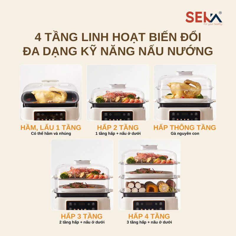 nồi hấp điện