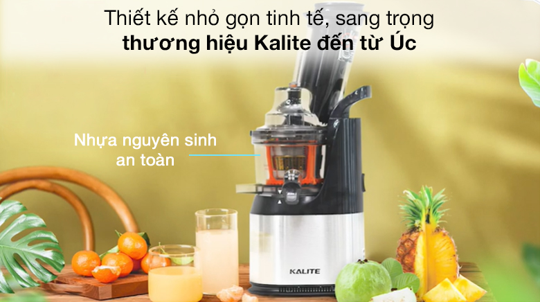 Thiết kế sang trọng - Máy ép chậm Kalite KL-565 Thiết kế sang trọng - Máy ép chậm Kalite KL-565