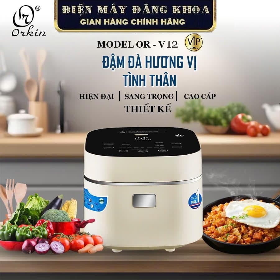 Nồi cơm điện tử tách đường Orkin OR-V12 dung tích 1.2L