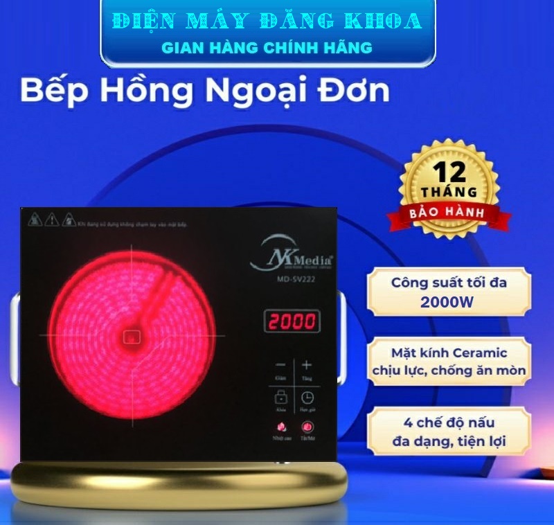 Bếp Hồng Ngoại Media MD-SV222