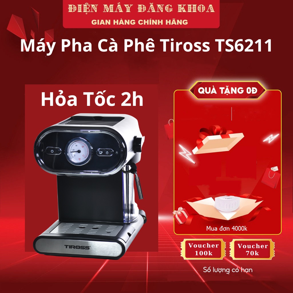Máy pha cà phê Espresso Tiross TS6211