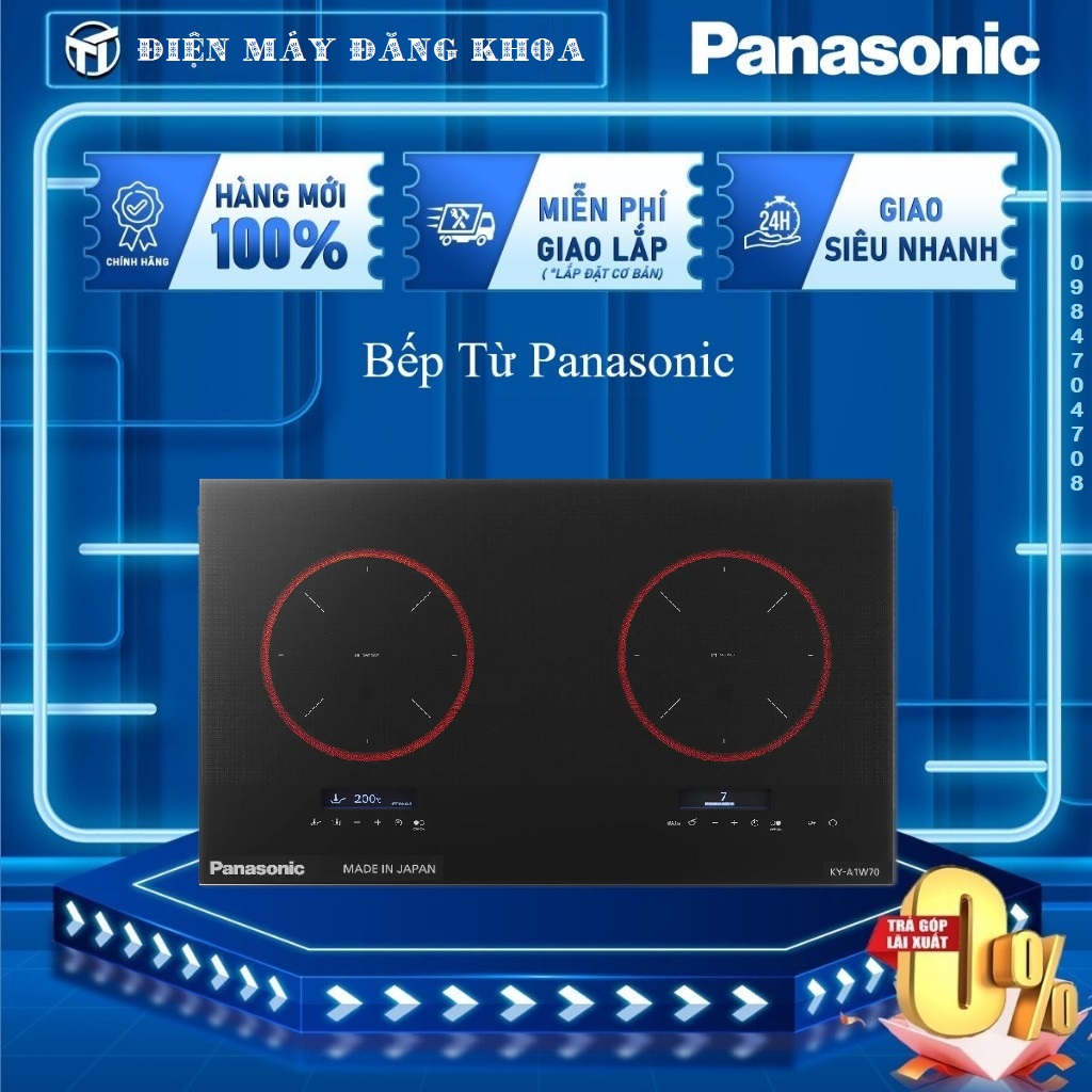 Bếp từ đôi Panasonic KY-A1W70KRA