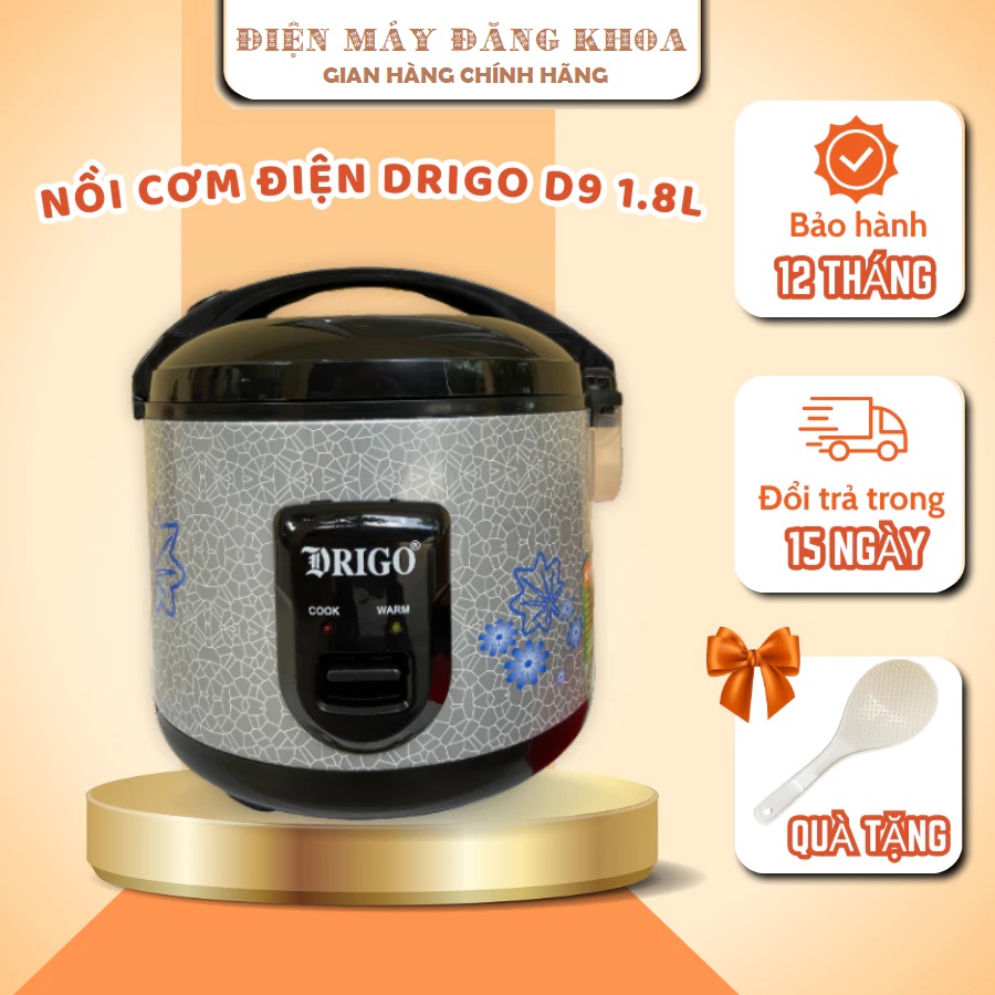 Nồi cơm điện Drigo 1L ( Màu ngẫu nhiên )
