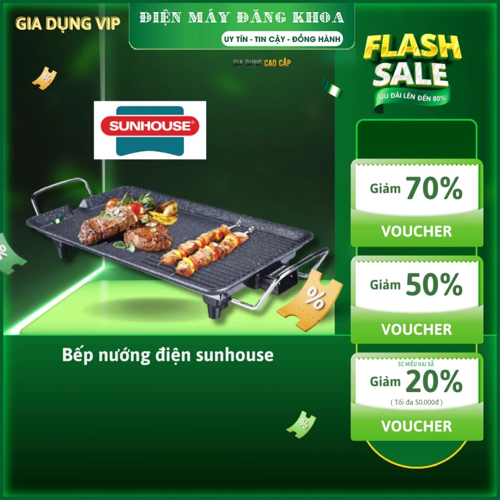 Bếp nướng điện Sunhouse SHD4607