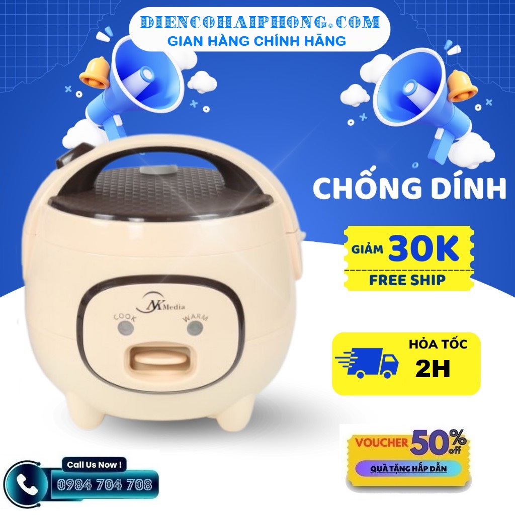 Nồi cơm điện NK Midea 1.2 lít NK1279