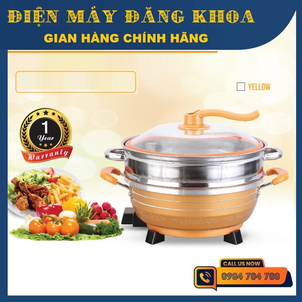 Nồi lẩu điện đa năng 2 tầng JIPLAI