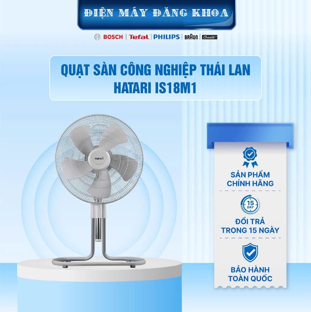 Quạt chân quỳ công nghiệp Thái Lan Hatari IS18M1