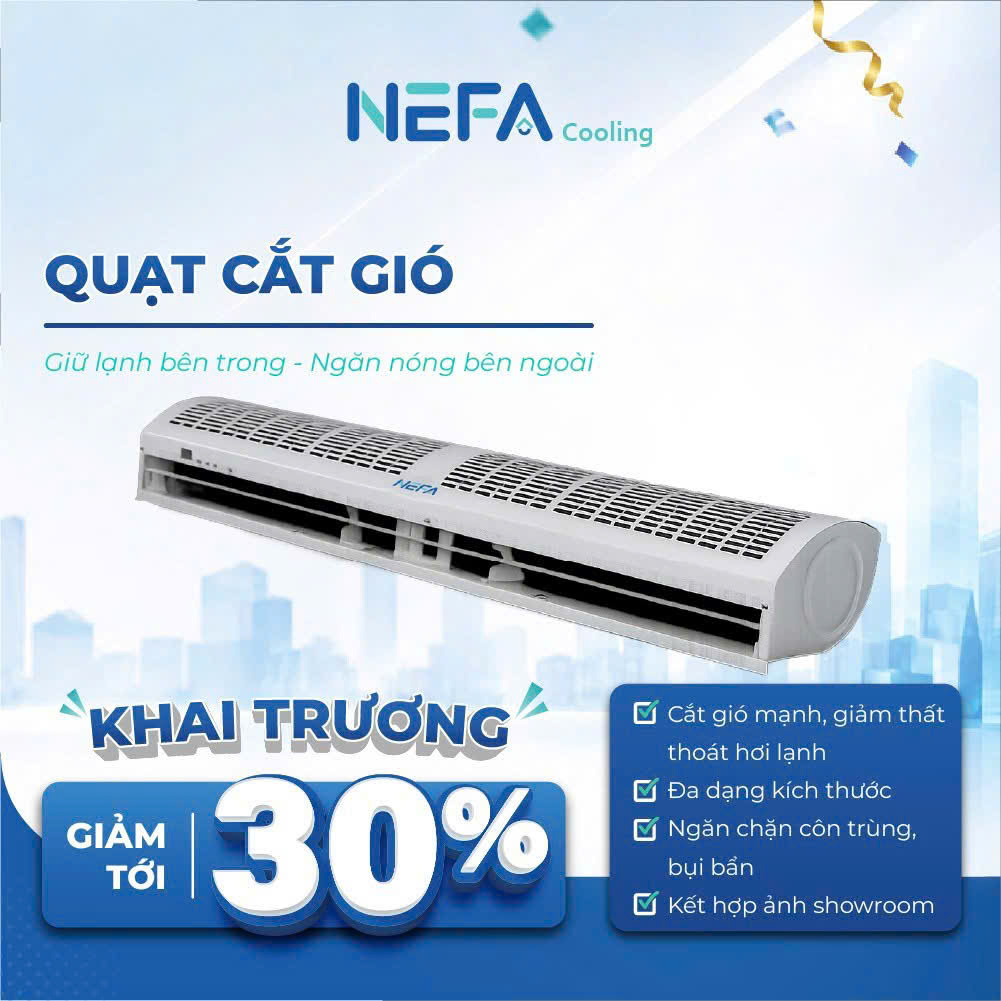 Quạt cắt gió BKRE mã FM-LA12-X2Y 1.2m