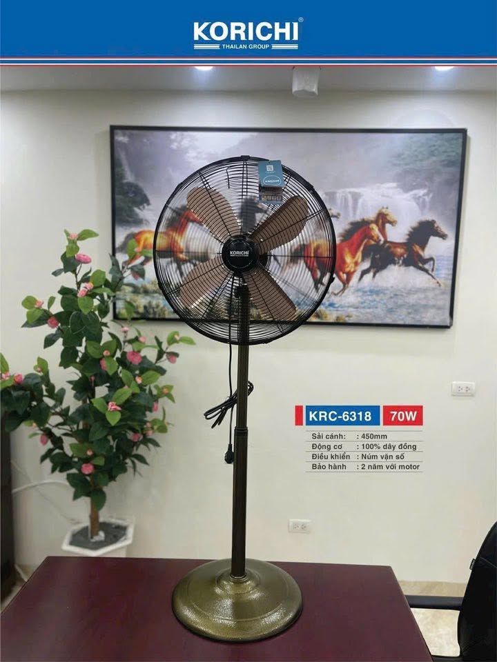 Quạt Đứng KORICHI KRC-6318 18inch 70w