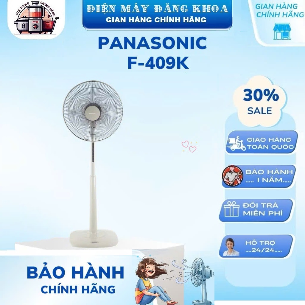 Quạt cây đứng Panasonic F-409KBE