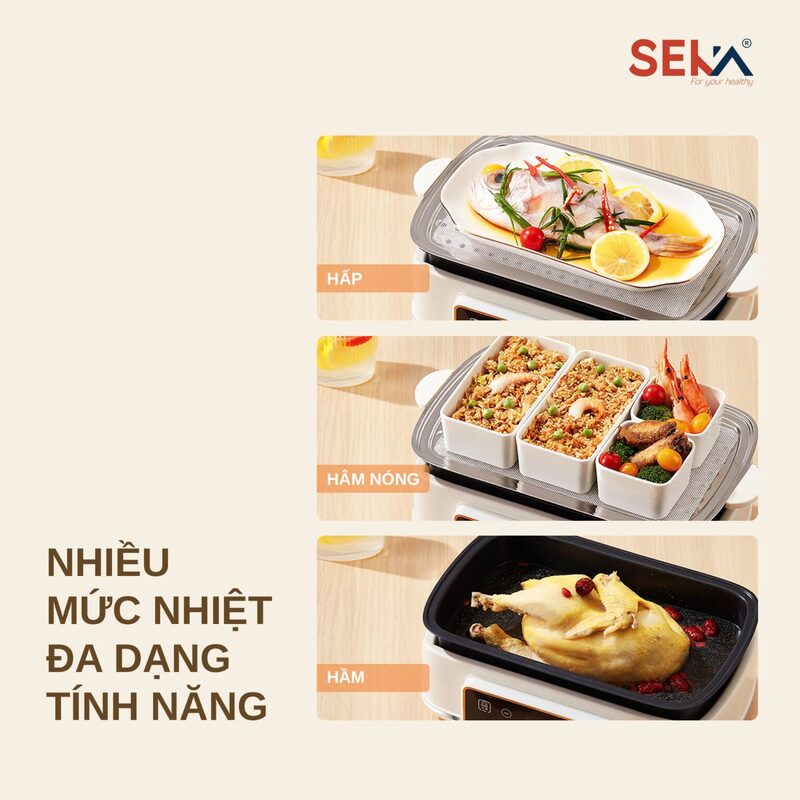 nồi hấp điện