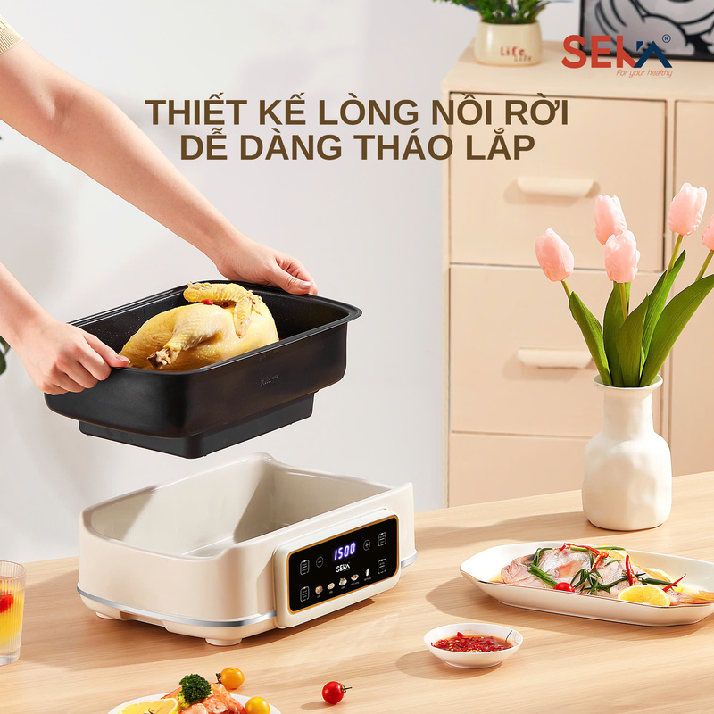 nồi hấp điện
