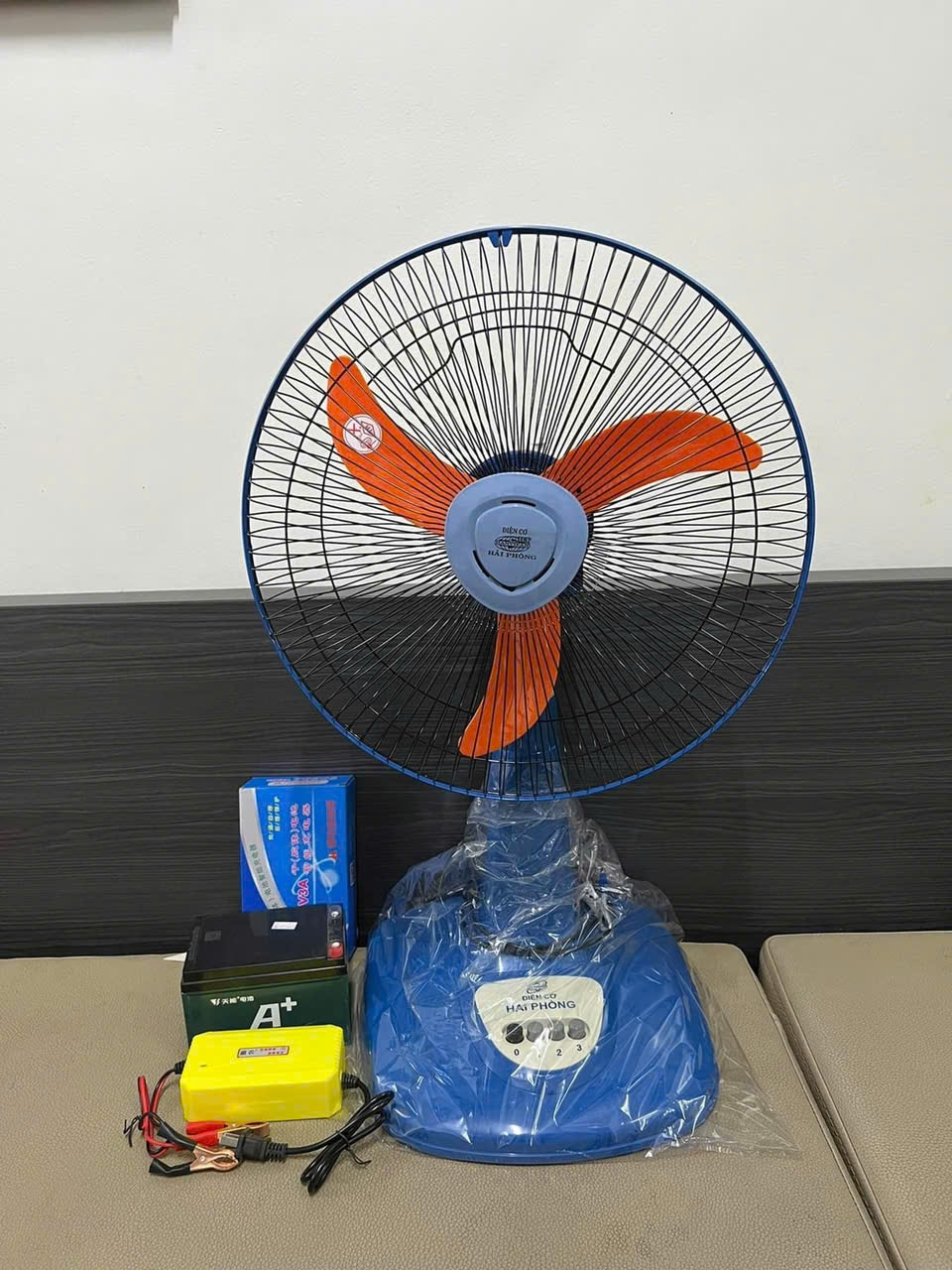 Quạt cây lửng 12v sải 40cm điện cơ Hải phòng