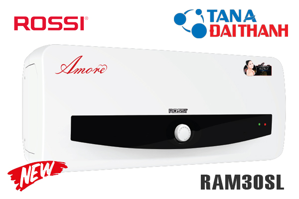 Bình nóng lạnh Rossi 30l ngang RAM30SL Amore